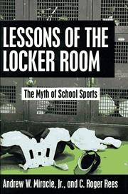 Cover of: Lessons of the locker room | Andrew W. Miracle