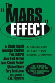Cover of: The "Mars effect" by Claude Benski ... [et. al.] ; with a commentary by J.W. Nienhuys.