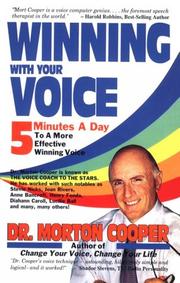 Cover of: Winning with Your Voice by Morton Cooper