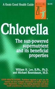 Cover of: Chlorella | William H. Lee
