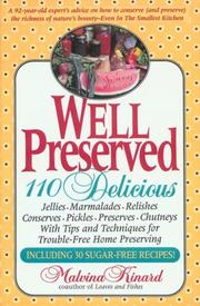Cover of: Well preserved