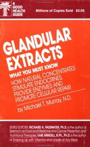 Cover of: Glandular Extracts