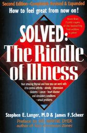 Cover of: Solved by Stephen E. Langer, James F. Scheer