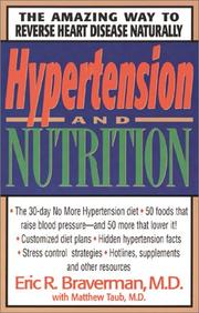 Cover of: Hypertension and nutrition by Eric R. Braverman