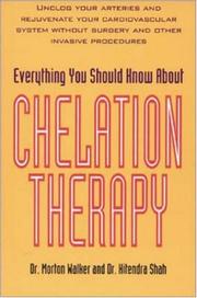 Cover of: Everything you should know about chelation therapy