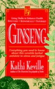 Cover of: Ginseng by Kathi Keville