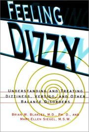 Cover of: Feeling Dizzy by Brian W. Blakley, Mary-Ellen Siegel, Brian W. Blakley, Mary-Ellen Siegel