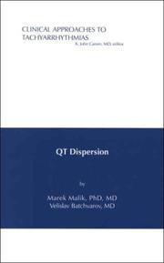 Cover of: QT Dispersion (Clinical Approaches to Tachyarrhythmias, V. 12)