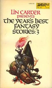Cover of: The Year's Best Fantasy Stories: 3 (Year's Best Fantasy)