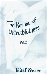 Cover of: Karma of Untruthfulness Volume 1 | Rudolf Steiner