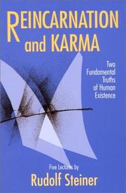 Reincarnation and karma by Rudolf Steiner