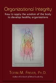 Cover of: Organizational Integrity by Torin M. Finser