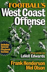Cover of: Football's West Coast offense by Henderson, Frank
