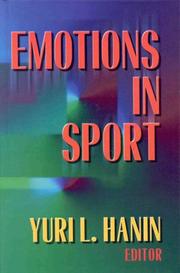 Cover of: Emotions in Sport by Yuri Hanin