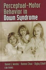 Cover of: Perceptual-Motor Behavior in Down Syndrome