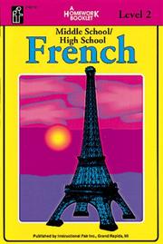 Cover of: French Homework Booklet, Middle School / High School, Level 2