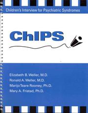Cover of: Children's interview for psychiatric syndromes: ChIPS