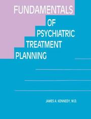 Cover of: Fundamentals of psychiatric treatment planning