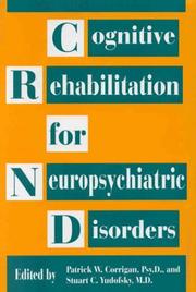 Cover of: Cognitive rehabilitation for neuropsychiatric disorders