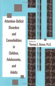 Cover of: Attention-Deficit Disorders and Comorbidities in Children, Adolescents, and Adults by Thomas Brown