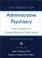 Cover of: Textbook of Administrative Psychiatry