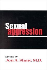 Cover of: Sexual aggression