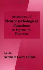 Assessment of neuropsychological functions in psychiatric disorders