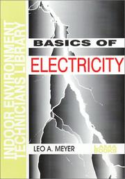 Cover of: Basics of Electricity (Indoor Environment Technician's Library)