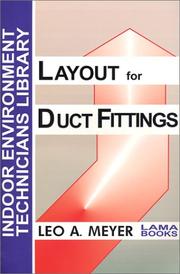 Cover of: Layout for Duct Fittings (Indoor Environment Technician's Library)