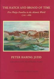 Cover of: The hatch and brood of time by Peter H. Judd