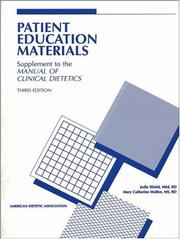 Cover of: Patient education materials by Jo Ellen Shield