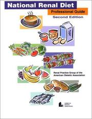 Cover of: National Renal Diet by Renal Dietitians Dietetic Practice Group