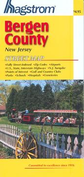 Cover of: Hagstrom Bergen County New Jersey Street Map by Hagstrom Map Company, Hagstrom Map Company