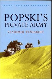 Popski's private army by Vladimir Peniakoff