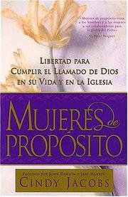 Cover of: Mujeres De Propósito by Cindy Jacobs