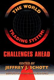 Cover of: The world trading system: challenges ahead