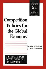 Cover of: Competition policies for the global economy