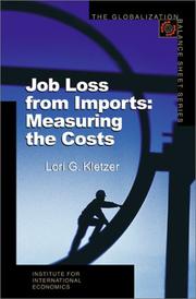 Cover of: Job Loss from Imports | Lori G. Kletzer