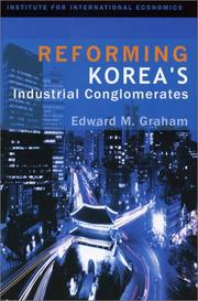 Cover of: Reforming Korea's Industrial Conglomerates