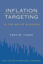 Cover of: Inflation Targeting in the World Economy
