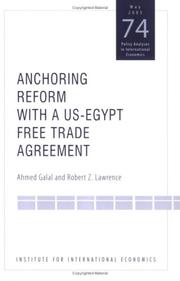 Cover of: Prospects for a US-Egypt free trade agreement