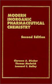 Cover of: Modern inorganic pharmaceutical chemistry by Clarence A. Discher, Clarence A. Discher