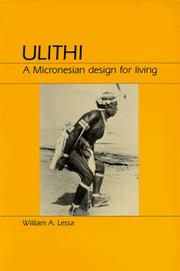 Cover of: Ulithi: A Micronesian Design for Living