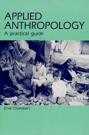 Cover of: Applied Anthropology by Erve Chambers, Erve Chambers