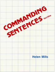 Cover of: Commanding Sentences by Helen Mills