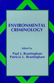 Cover of: Environmental Criminology