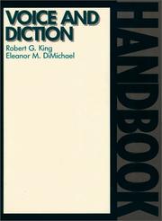 Cover of: Voice and diction handbook