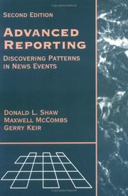 Cover of: Advanced reporting: discovering patterns in news events