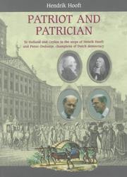 Cover of: Patriot and patrician by Hooft, H. G. A