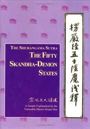 Cover of: The Shurangama sutra, the fifty skandha-demon states by Hsuan Hua
